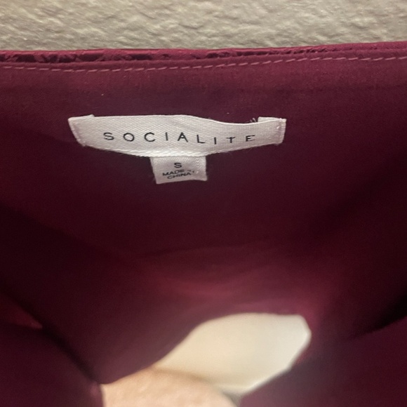 Scalloped Classy Girly Floral Elegant Business Work Hip Classic Cami Blouse Top - Picture 4 of 6